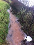 Flooded ditch below&nbsp;Caplor