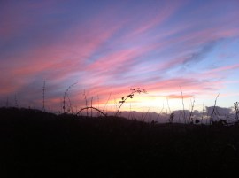 New Year's Eve sunset