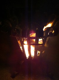 Brazier at The Crown