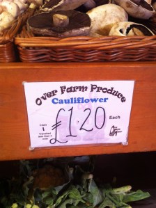 Over Farm cauliflower