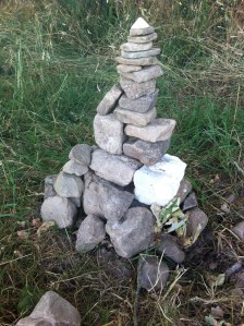 Cairn on the Wysis Way