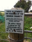 Lea allotments sign
