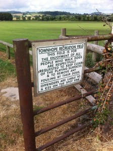 Fownhope rec ground: 'for the enjoyment of all'
